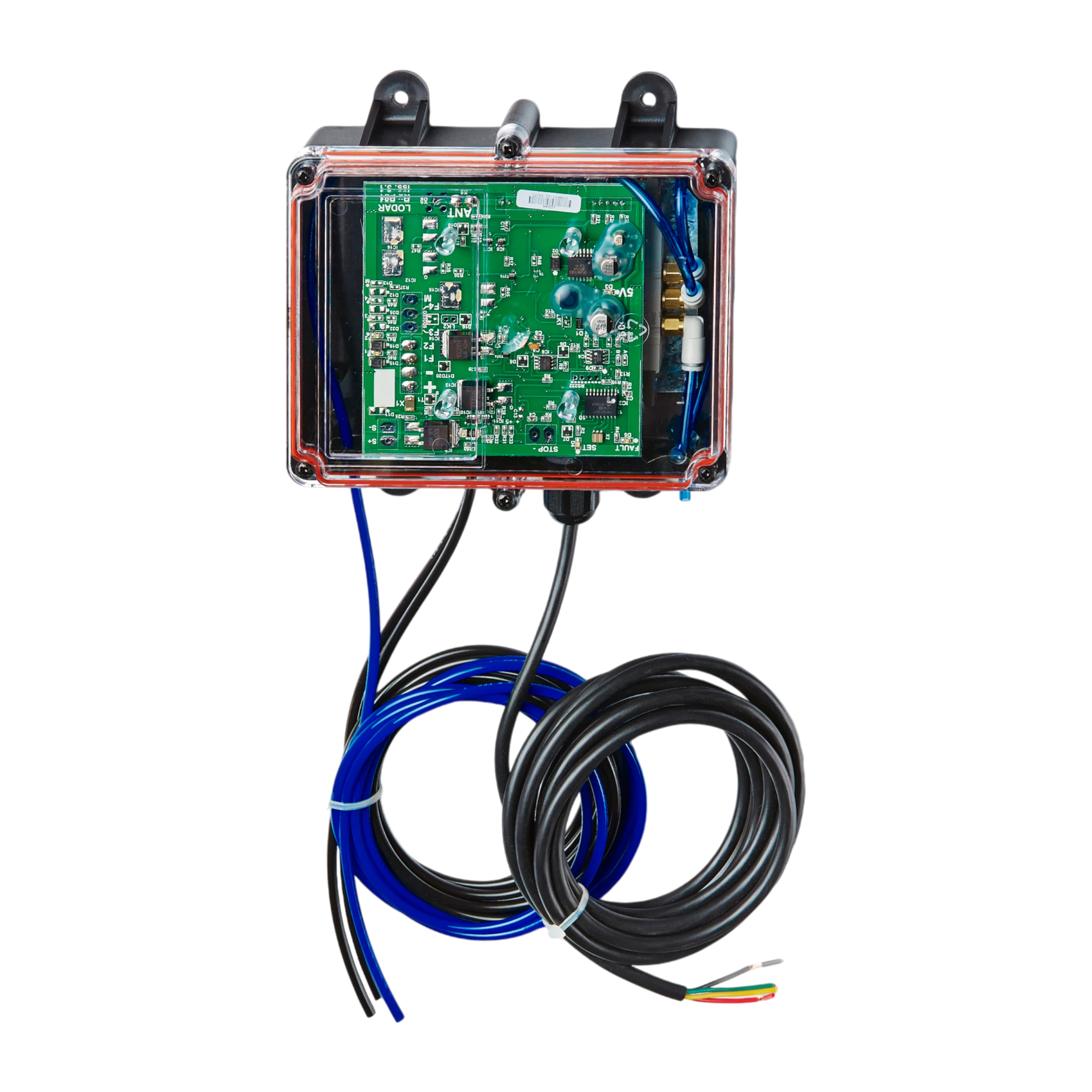 The Lodar LTD 2 Function Lodar Replacement FET Air Receiver (92 Series, No Master Output) features visible green circuit board, cables, and wiring against a black background.