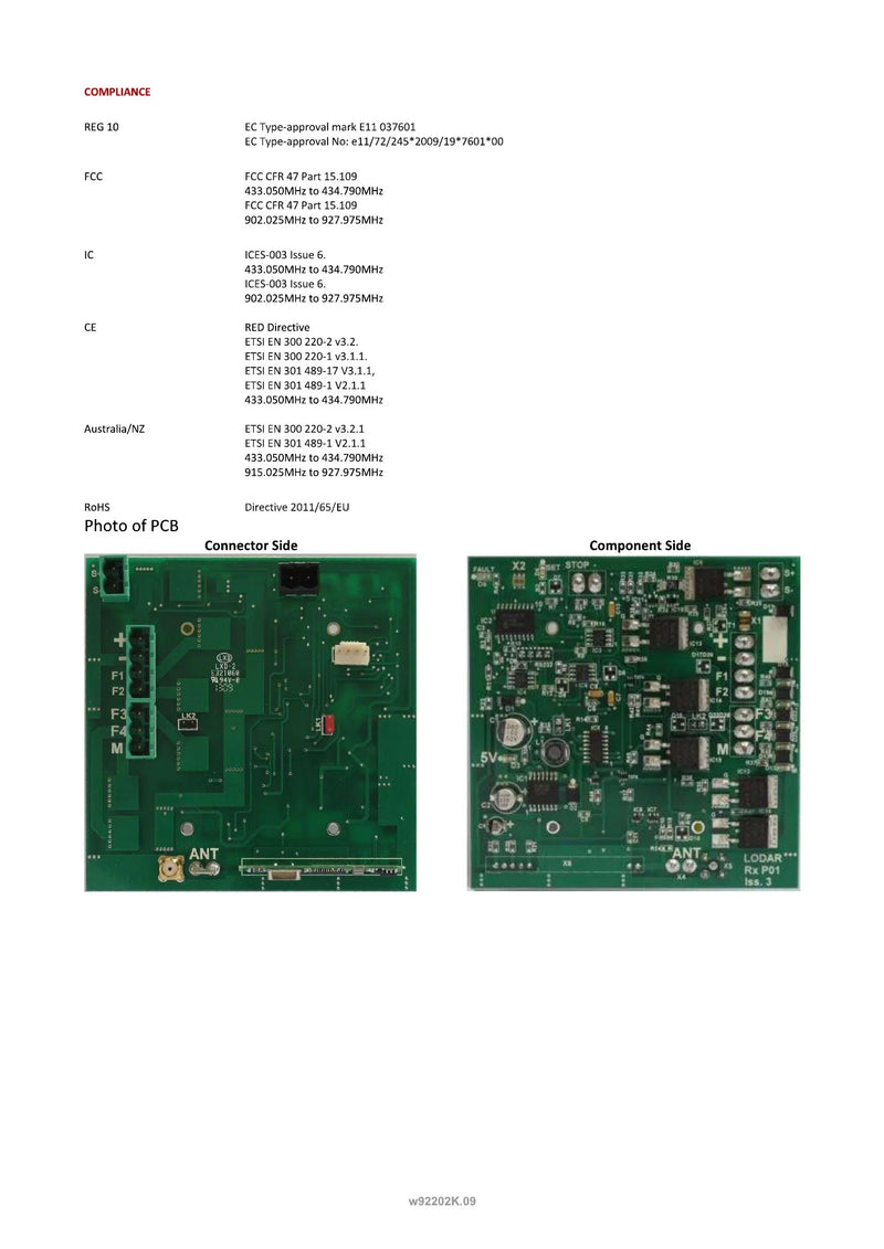 92202K - 2 Function + Keypad with IP Transmitter — Page 4