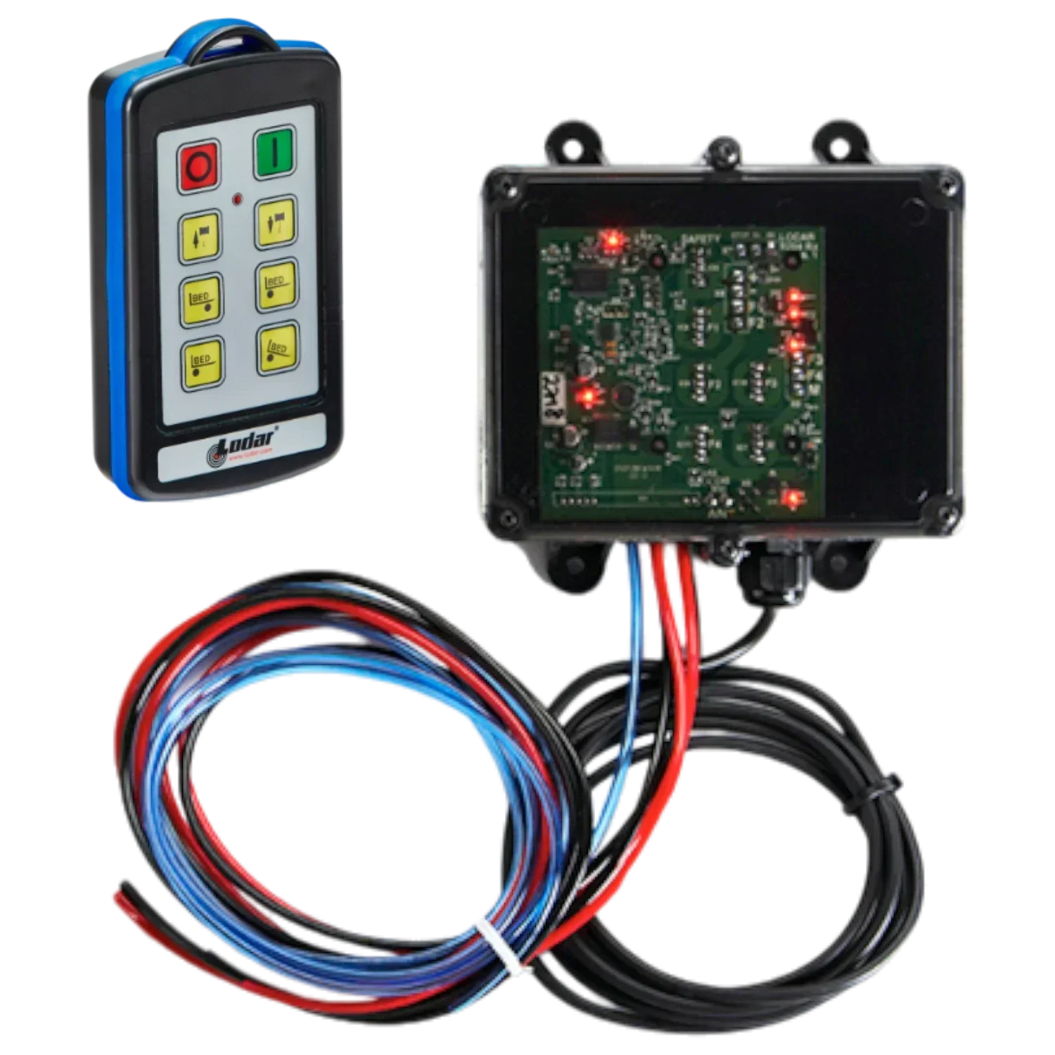 The Lodar Service 92 Series 6 Function IP Wireless Actuator Control System (FET Air Receiver, no actuators) offers reliable wireless control for industrial transmitter systems or pneumatic actuator integration.