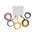 The Lodar Service 20 Function Lodar Replacement FET Air Receiver | 92 Series is a white electrical junction box featuring six colorful coiled wires extending from the bottom.