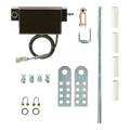 The Lodar Replacement Electric Actuator Hardware by Lodar LTD features brackets, bolts, and a premium actuator on a white background.