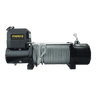 The PIERCE 12,000 lb Recovery Winch boasts a robust motor, zinc alloy gearbox, coiled steel cable, and a side-mounted control switch.