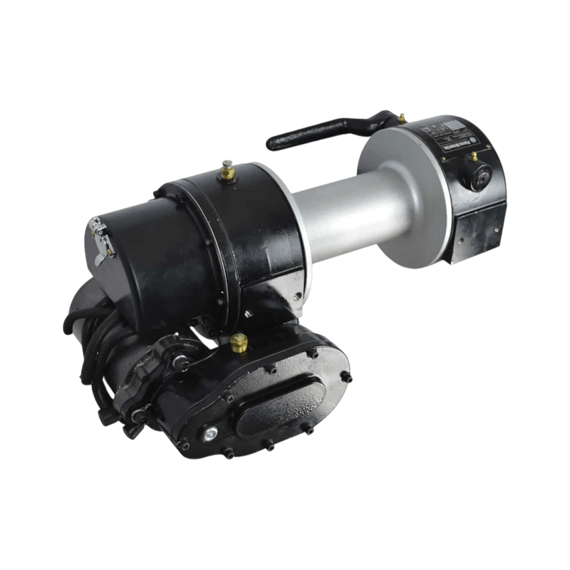 9,000 lb 12V Worm Gear Winch | 8 in Drum