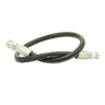 The PIERCE Bale Spike Hose is a 26-inch black flexible hydraulic hose with metal connectors, designed for the Goose Neck Attachment and rated to 3,000 psi.