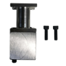 A PIERCE Bolt-on Actuator for Husco Spool, featuring a metal block with a cylindrical section and two black screws, pictured on a white background.