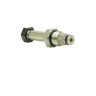 Bucher Pump Valve by Bucher Hydraulics, Inc.—a metal hydraulic valve cartridge with threading and sealing rings for PM319 pumps. Ideal as a replacement part. Shown isolated on a white background.