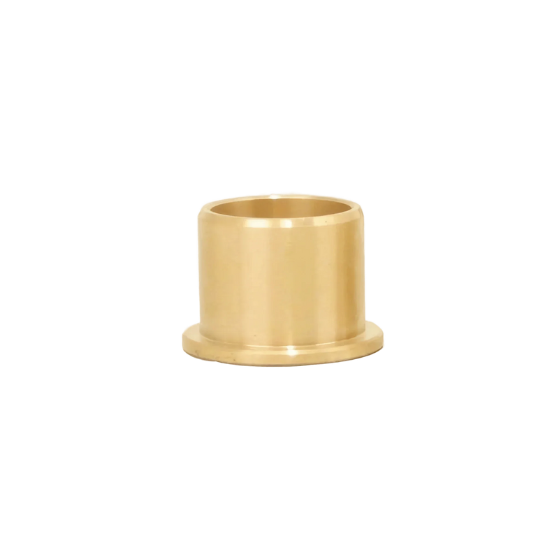 The WPT Power (Shanghai) Ltd Bushing | Drum | Worm Gear Winches is a cylindrical, flanged brass bushing—ideal as a winch drum bushing or replacement part—shown on a plain white background.