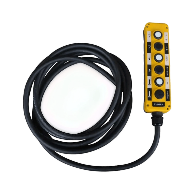 PIERCE Universal Momentary Pendant Control - 6 Button - 20ft Cord