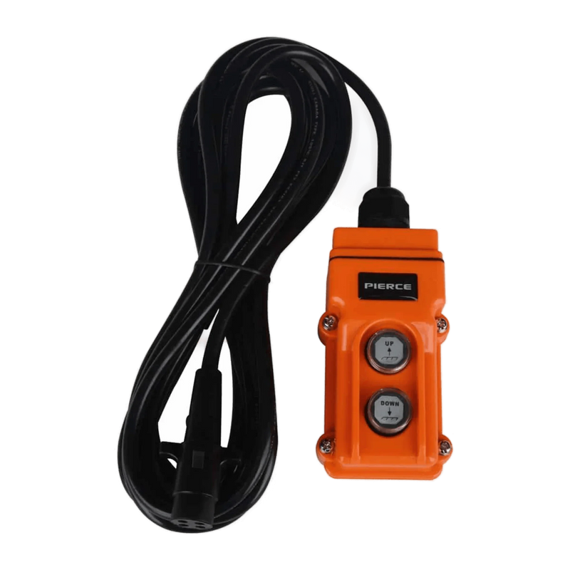 PIERCE 2 Function Momentary Hard-Wired Control Pendant - 15 ft. Cord with 4 Pin Vulcanized Plug