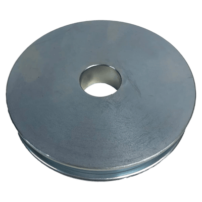 A PIERCE Cable Sheave, metallic and round with a 7/8 bore, is displayed against a white background.