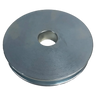 The PIERCE Cable Sheave | 4 in is a round metal sheave with a 7/8" bore and central hole, shown at an angle on a white background.