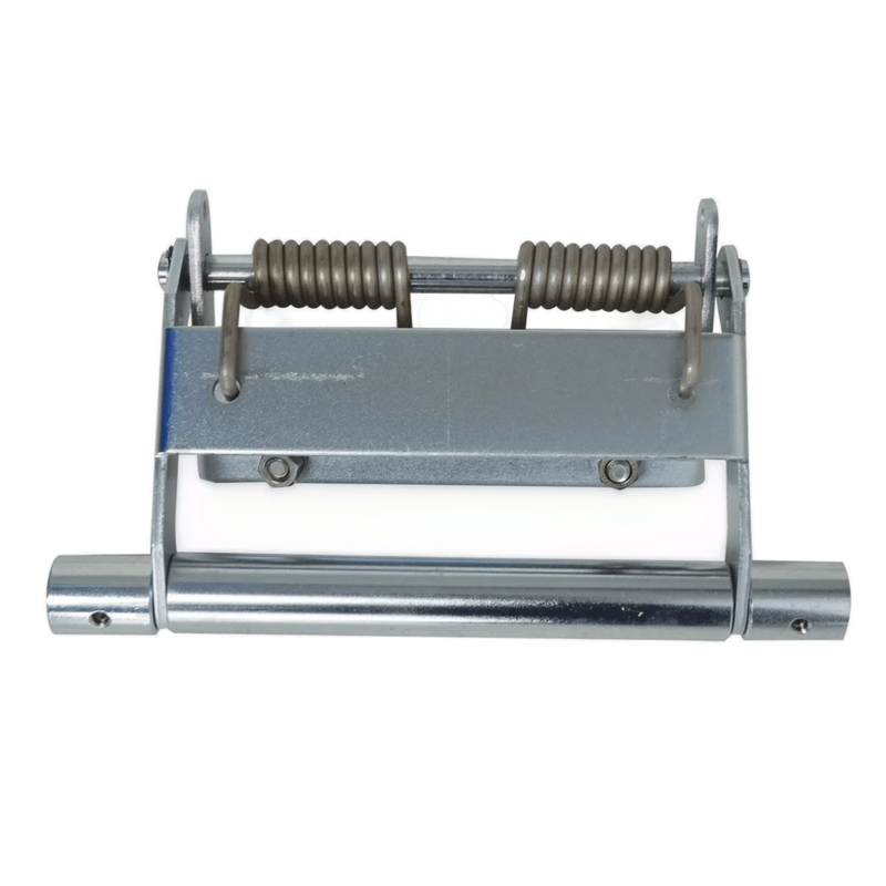 The ComeUp USA Inc Cable Tensioner for Hydraulic Planetary Winches PSHV Series features a metal, spring-loaded bracket with dual coils and a horizontal bar; perfect for use with hydraulic winch tensioners or PIERCE PSHV systems.