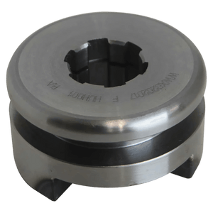 The Clutch Dog from PIERCE, designed for worm gear winches, is a circular machined metal part with grooves and a hollow center that seamlessly fits the PSW654 series for free spooling.