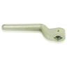 The PIERCE Clutch Lever for Worm Gear Winches is a silver metal replacement lever with a hole and pivot at one end, designed for use with PIERCE PS654 winches and shown isolated on a white background.