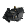 The Conversion Kit by Internal - Pierce Assembly Team for 12,500 lbs worm gear winches includes bolts, features multiple mounting points and a brass fitting, shown from an angle.