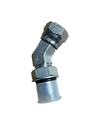 The PIERCE Hydraulics Fitting features a 45-degree swivel, Boss Thread, male 9/16 in x female 1/4 in ends, and is ideal for secure angled hydraulic connections.