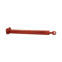 The PIERCE Extended Reach Cylinder 20 is red, with a looped end and a rectangular block on the opposite side, designed for extended reach.