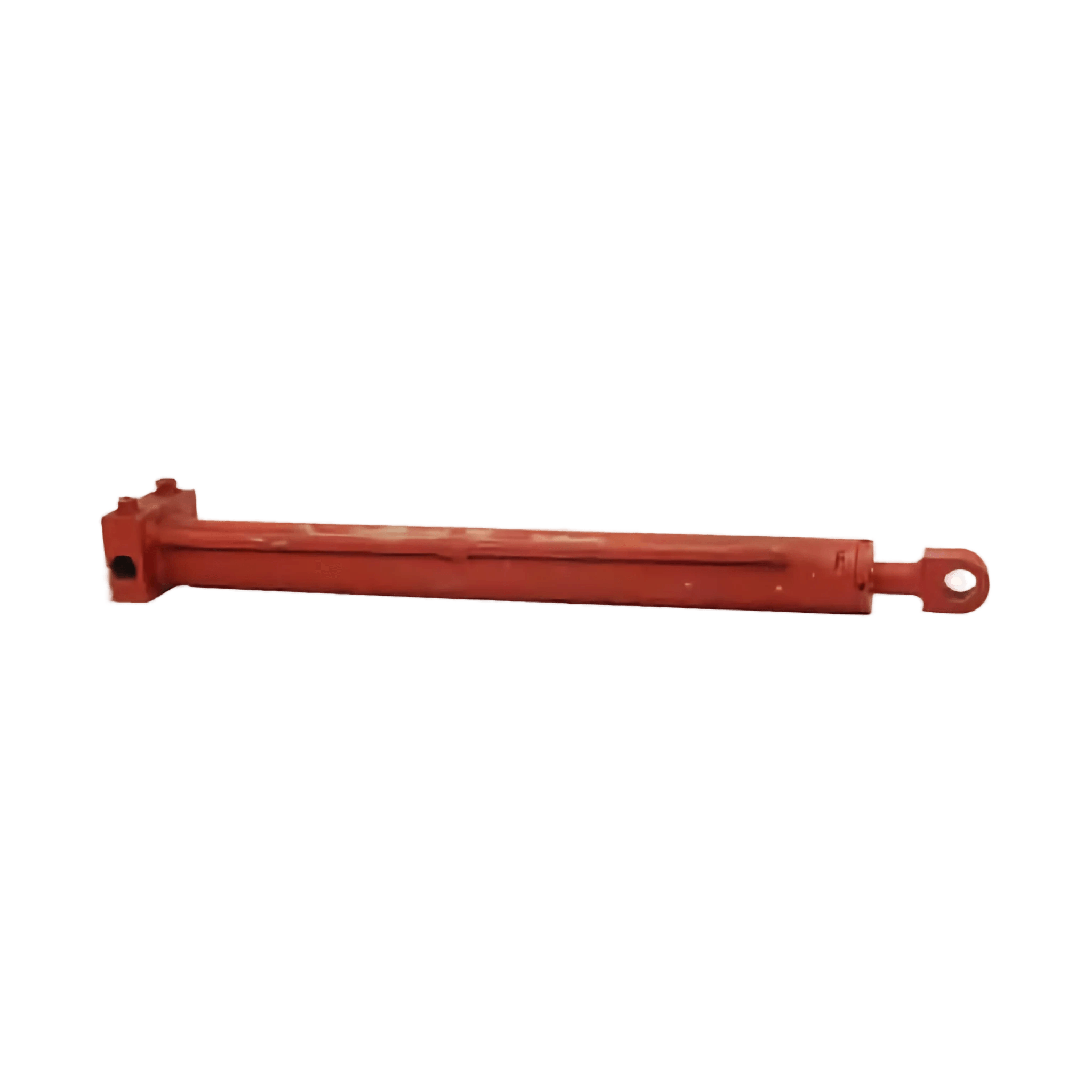 The PIERCE Extended Reach Cylinder 20 is red, with a looped end and a rectangular block on the opposite side, designed for extended reach.