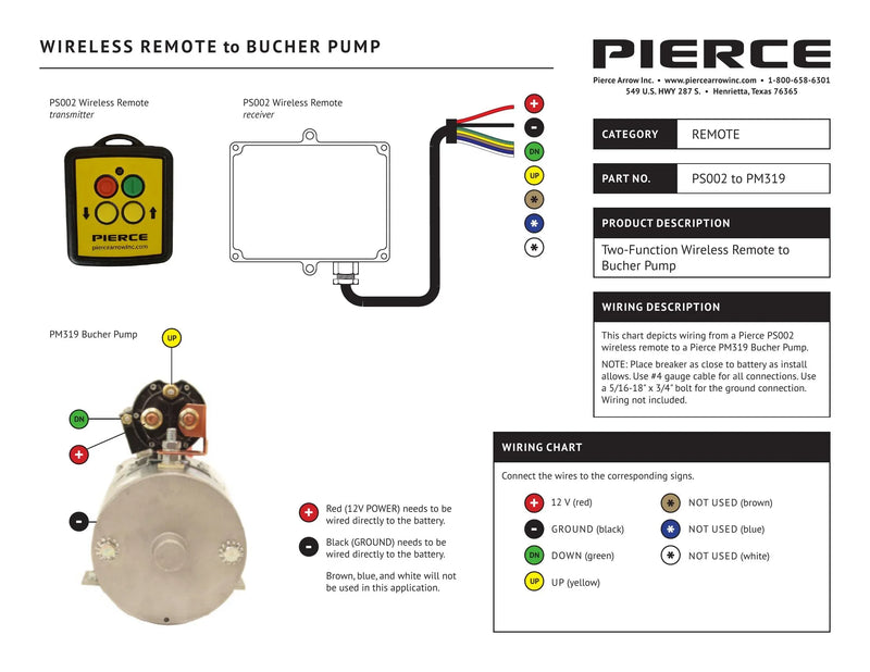PS002 - PM-319 - Wiring Diagram — Page 1