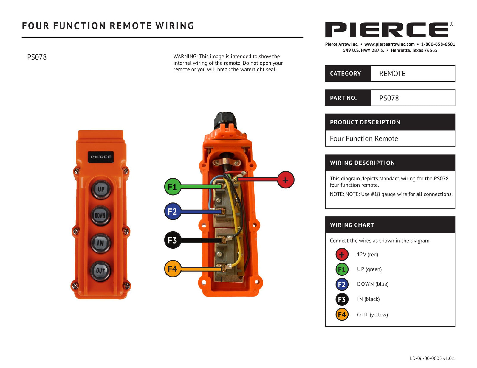 PS078 - Wiring Diagram - Page 1