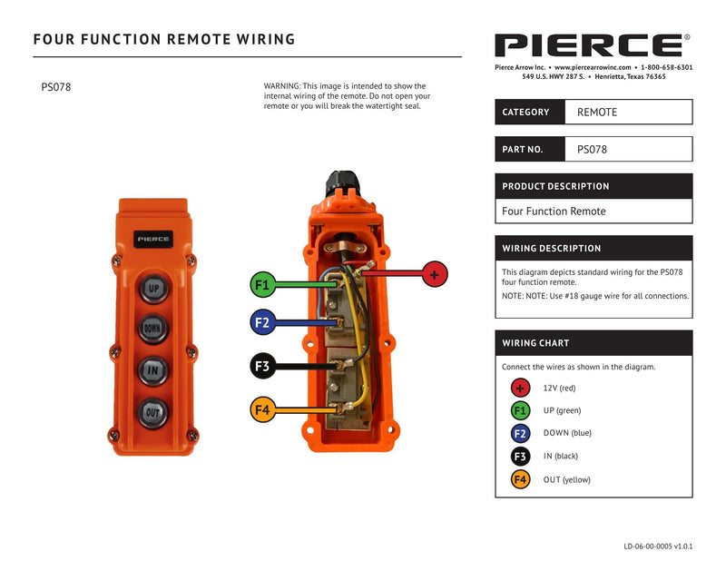 PS078 - Wiring Diagram — Page 1