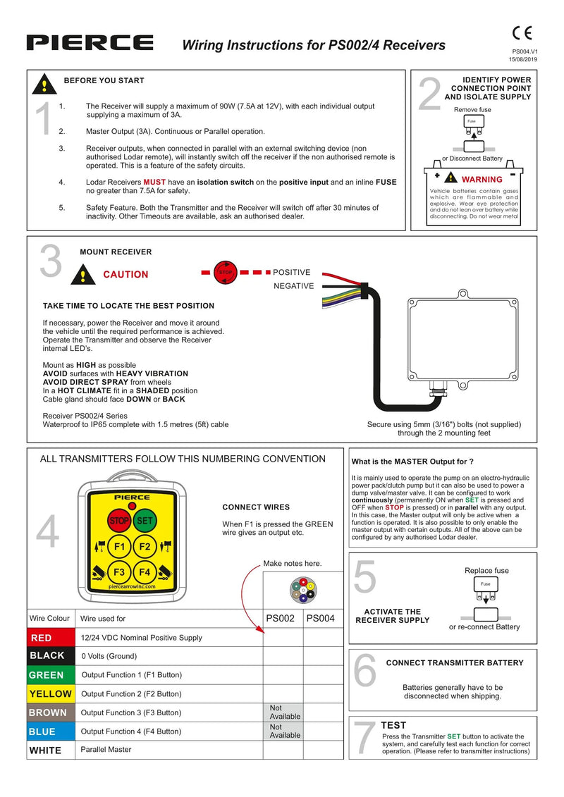 PS004 - Wiring Diagram — Page 1