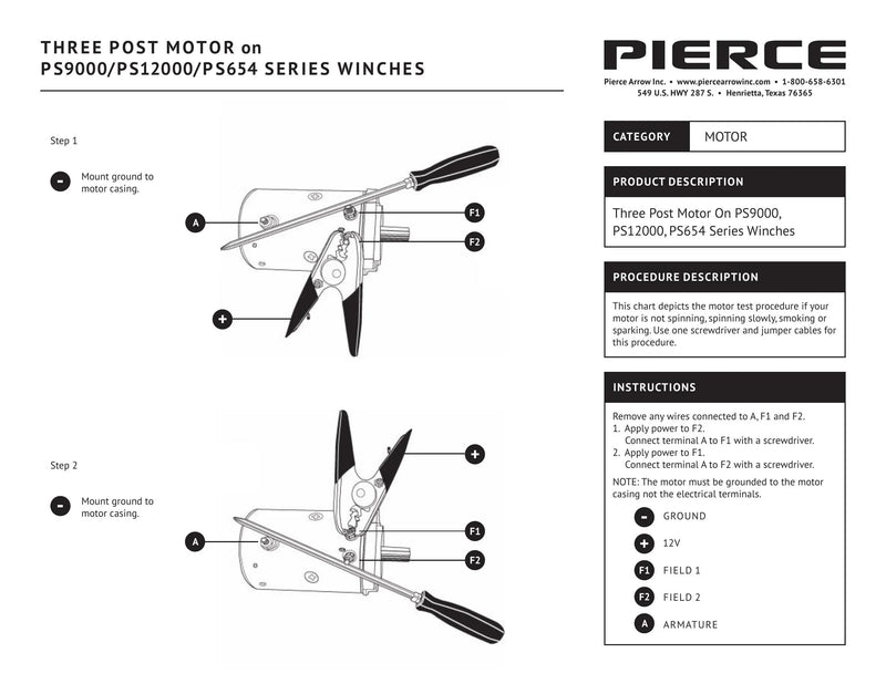 3 Post Motor Test — Page 1