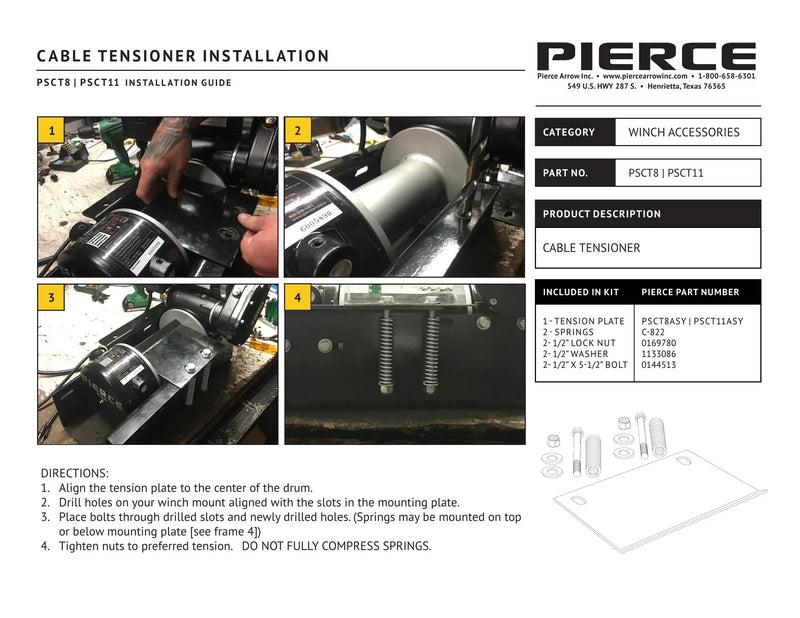PSCT - Cable Tensioner Installation — Page 1