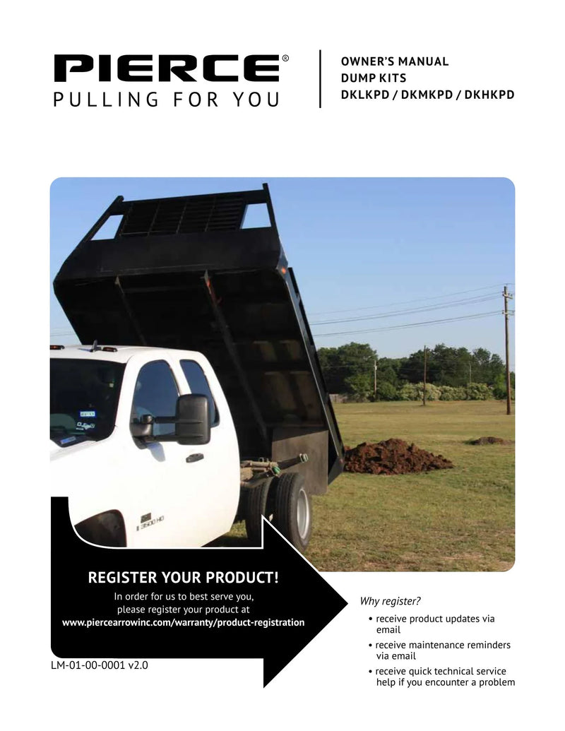 DK - Flatbed Dump Kit Manual — Page 1