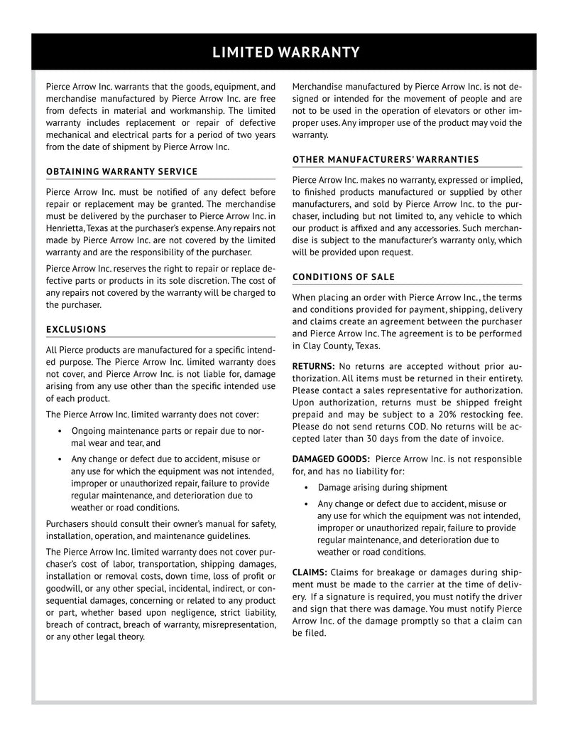DK - Flatbed Dump Kit Manual — Page 11