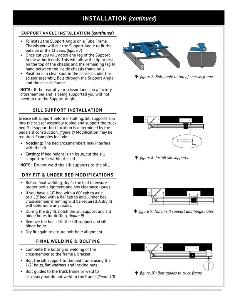 DK - Flatbed Dump Kit Manual — Page 6