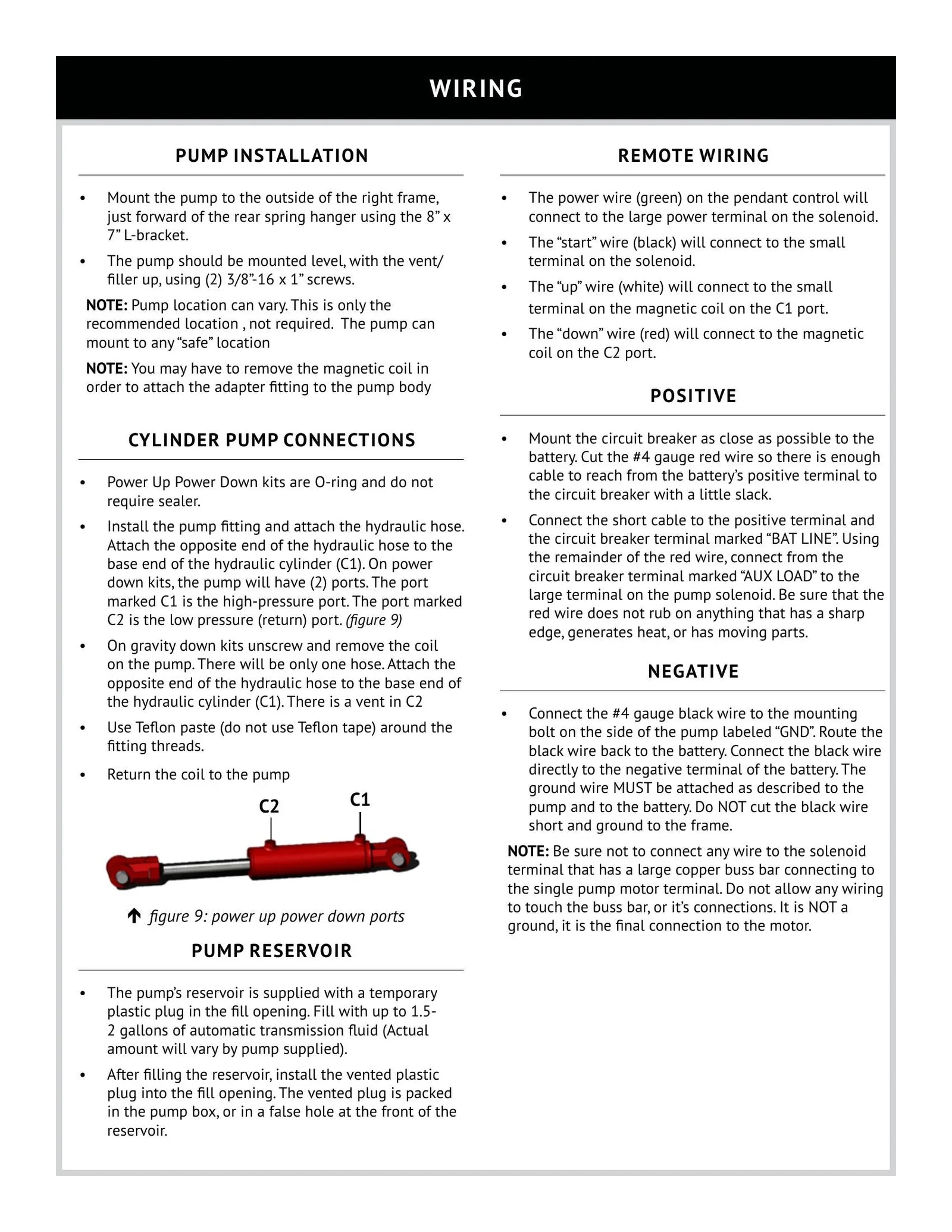DK - Flatbed Dump Kit Manual - Page 8