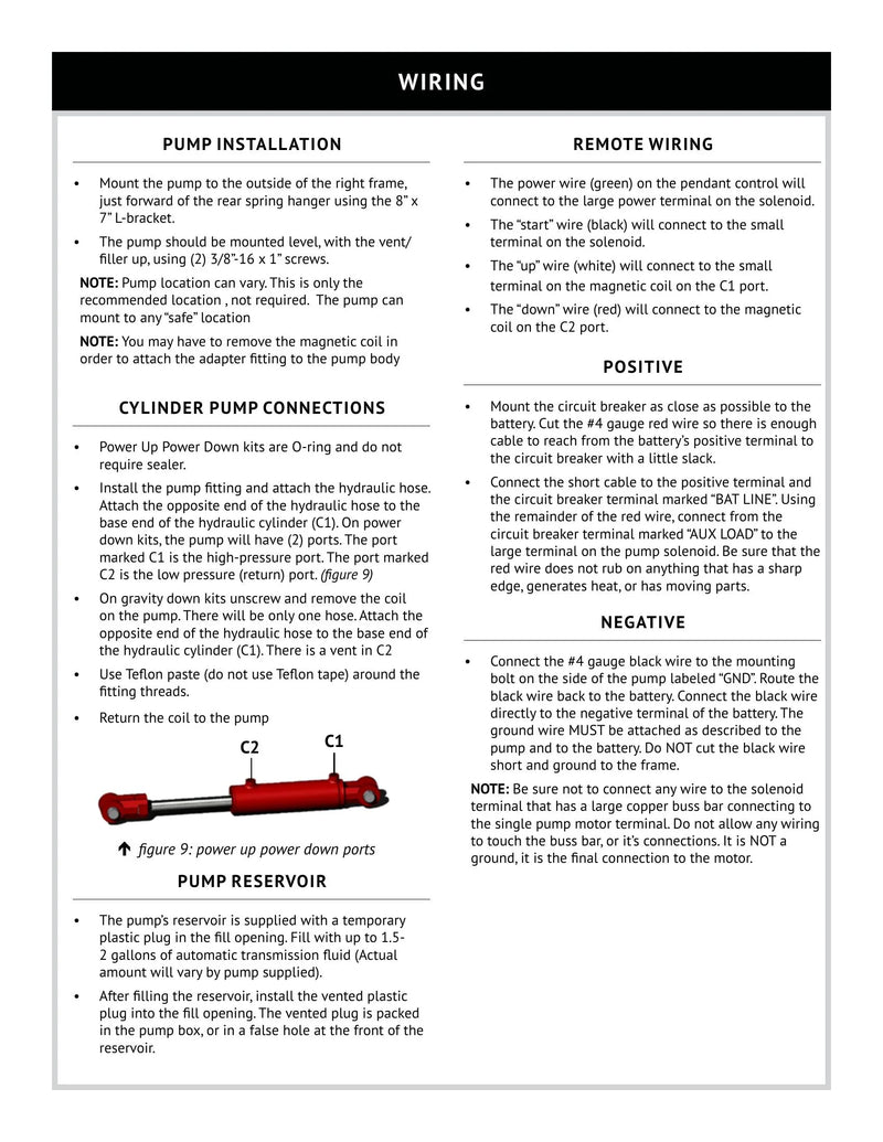 DK - Flatbed Dump Kit Manual — Page 8