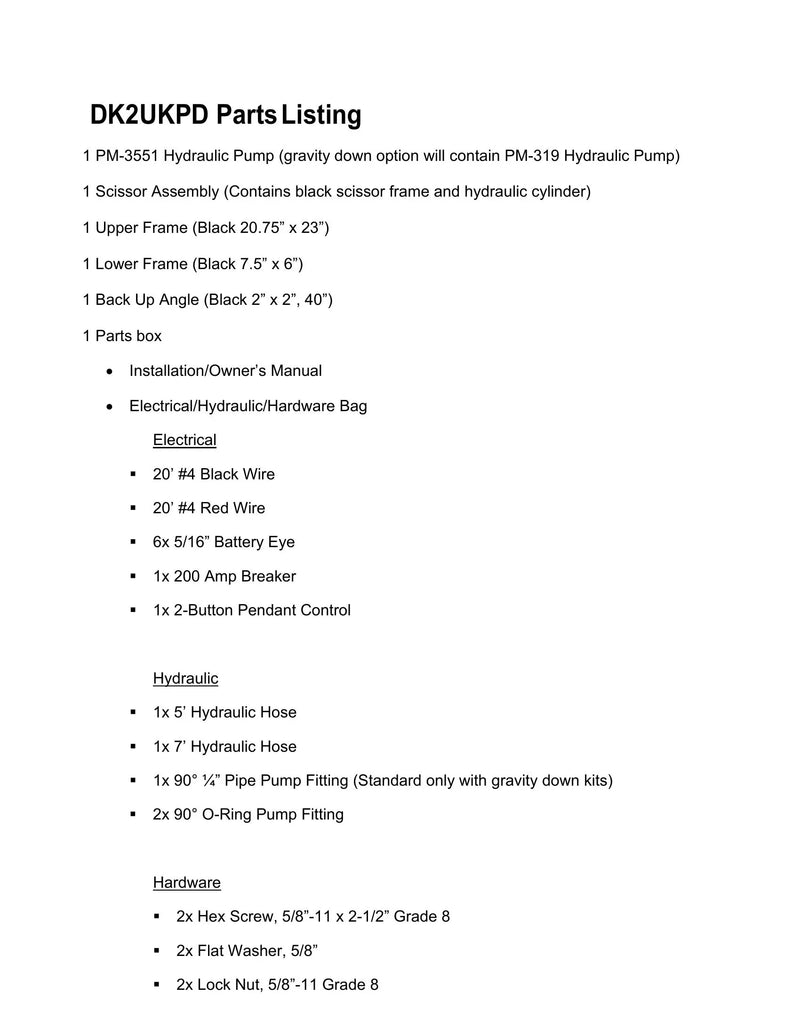 DK2UKPD - Universal Manual — Page 3
