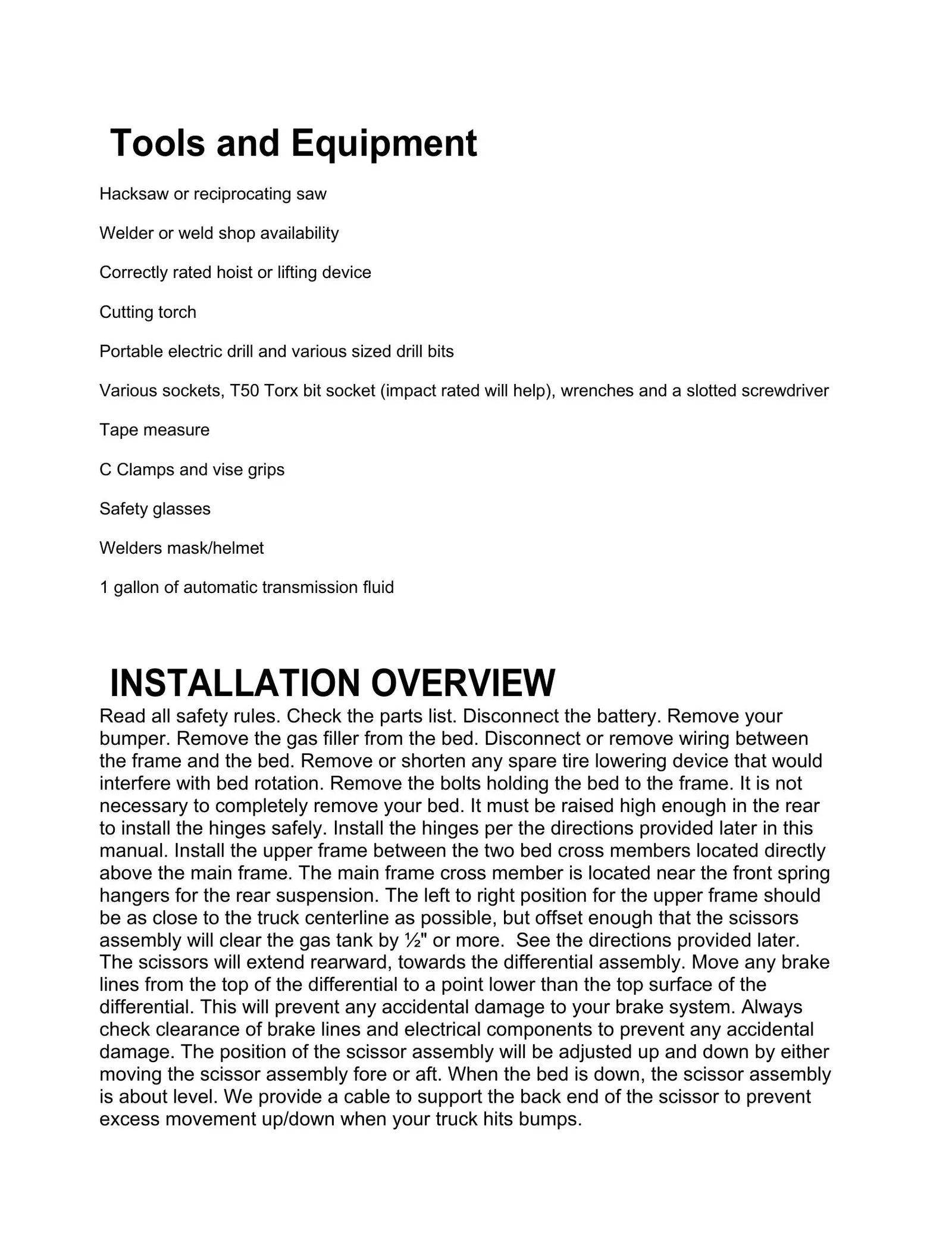 DK2UFKPD - Ford Dump Kit Manual - Page 6