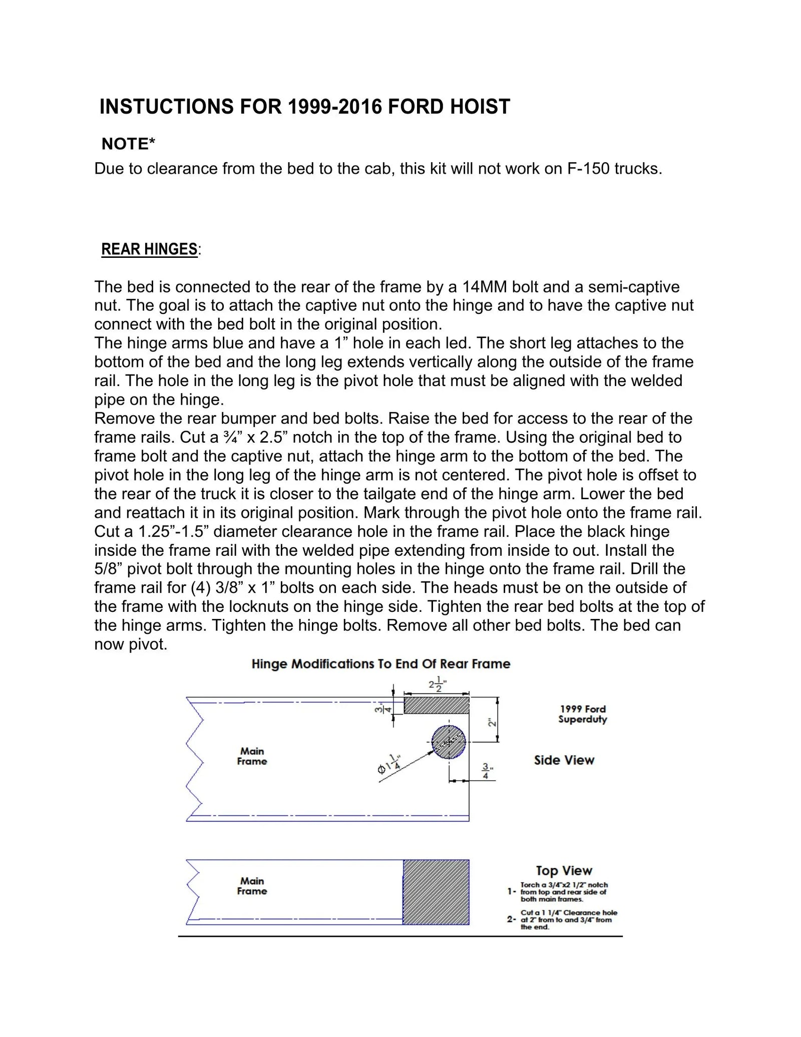 DK2UFKPD - Ford Dump Kit Manual - Page 7