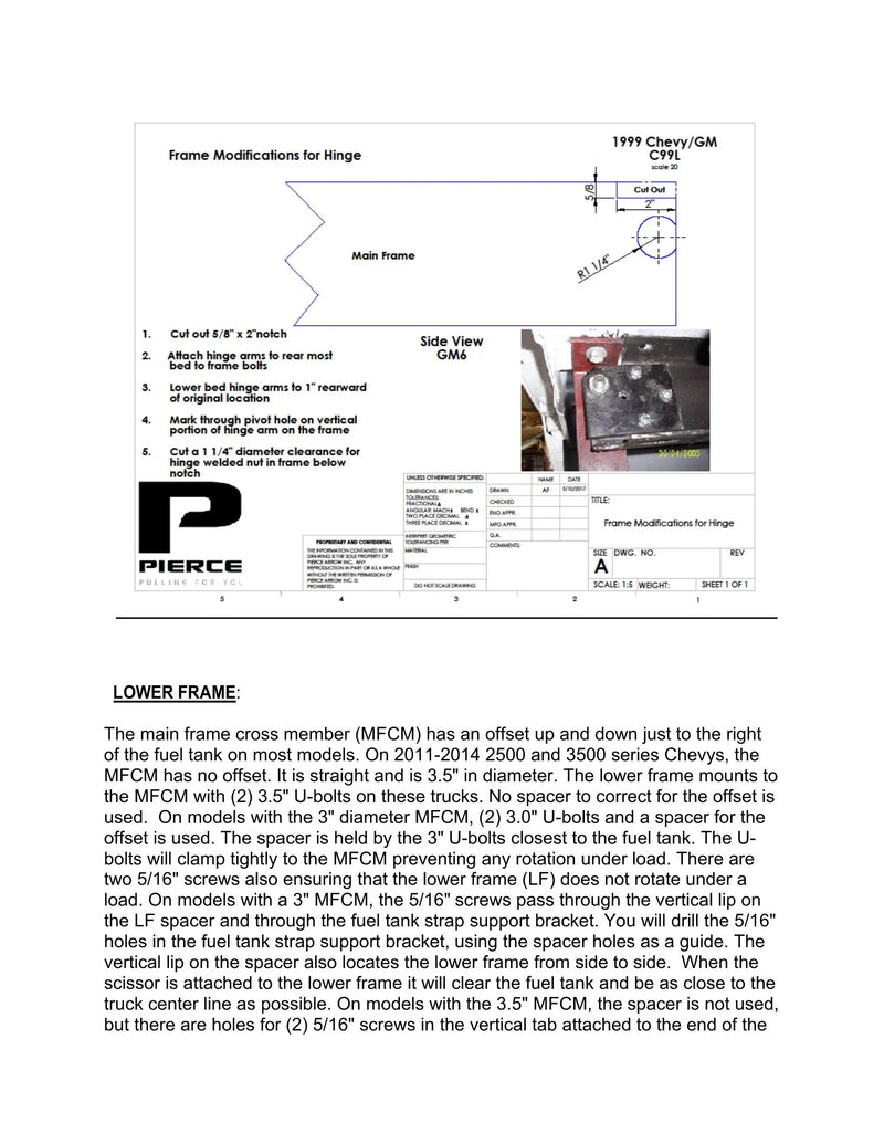 DK2UCLB99KPD - Chevy Stock Bed Dump Kit Manual — Page 11
