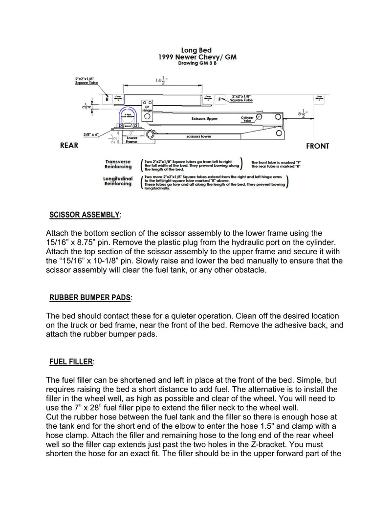 DK2UCLB99KPD - Chevy Stock Bed Dump Kit Manual — Page 13