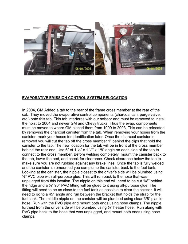 DK2UCLB99KPD - Chevy Stock Bed Dump Kit Manual — Page 9