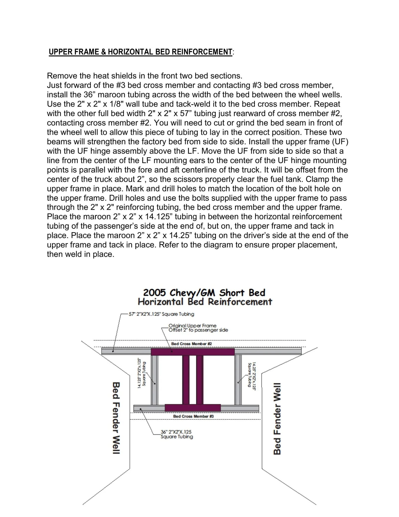 DK2UCSBK99PD - Stock Bed Dump Kit Manual - Page 13