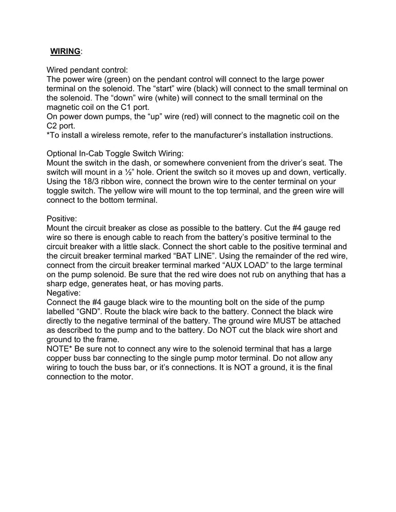 DK2UCSBK99PD - Stock Bed Dump Kit Manual — Page 17