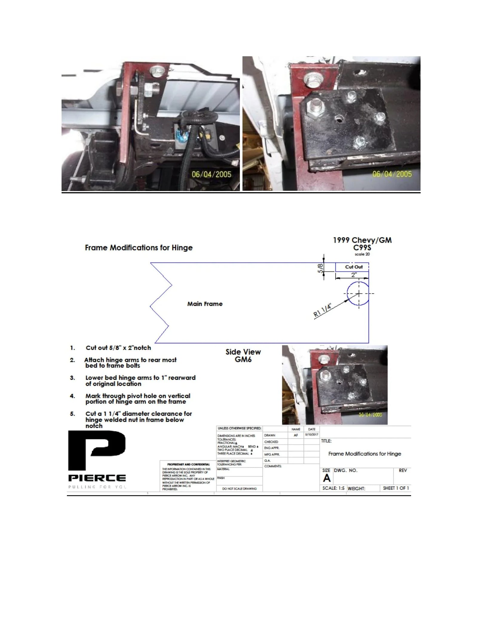 DK2UCSBK99PD - Stock Bed Dump Kit Manual - Page 9