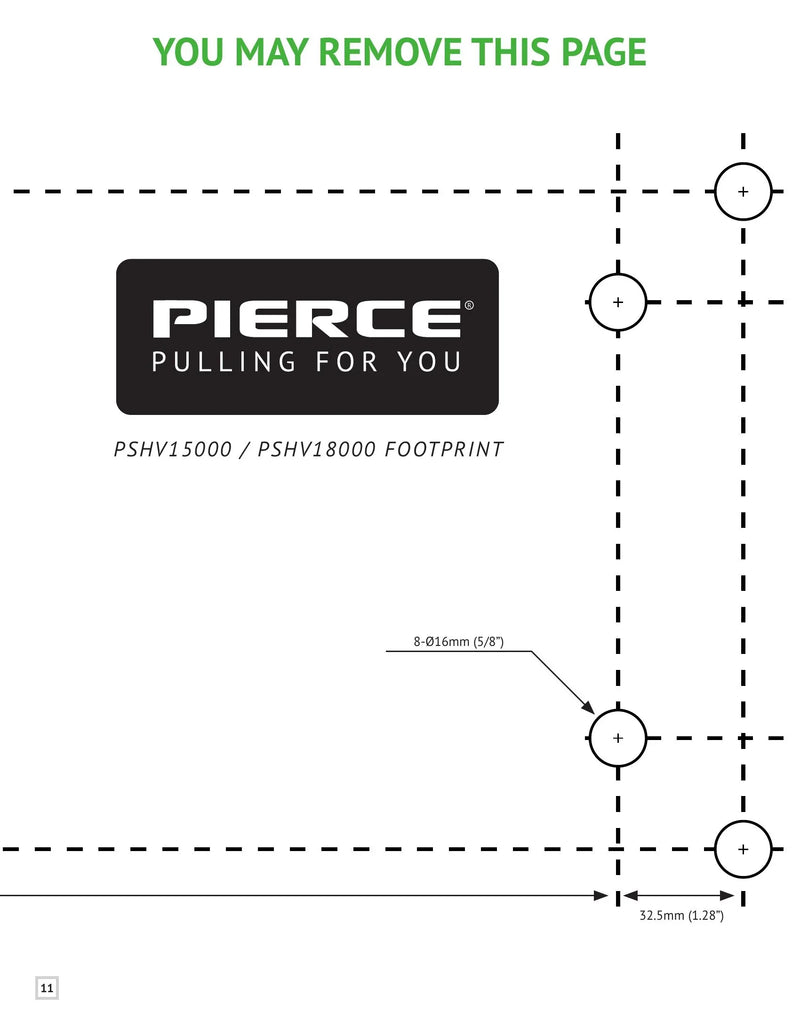 PSHV Series Winch Manual — Page 11