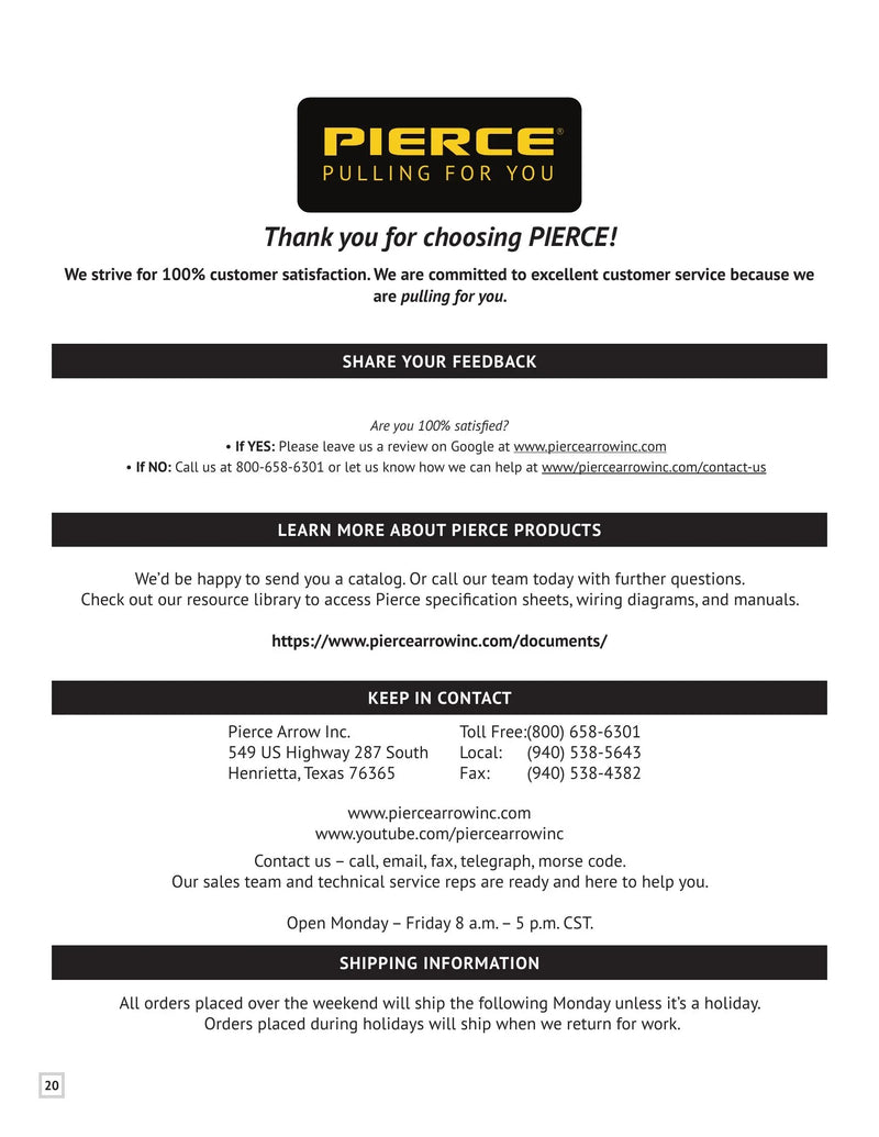 PSHV Series Winch Manual — Page 20