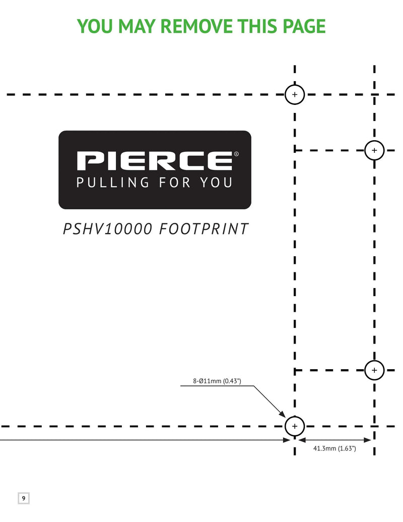 PSHV Series Winch Manual — Page 9
