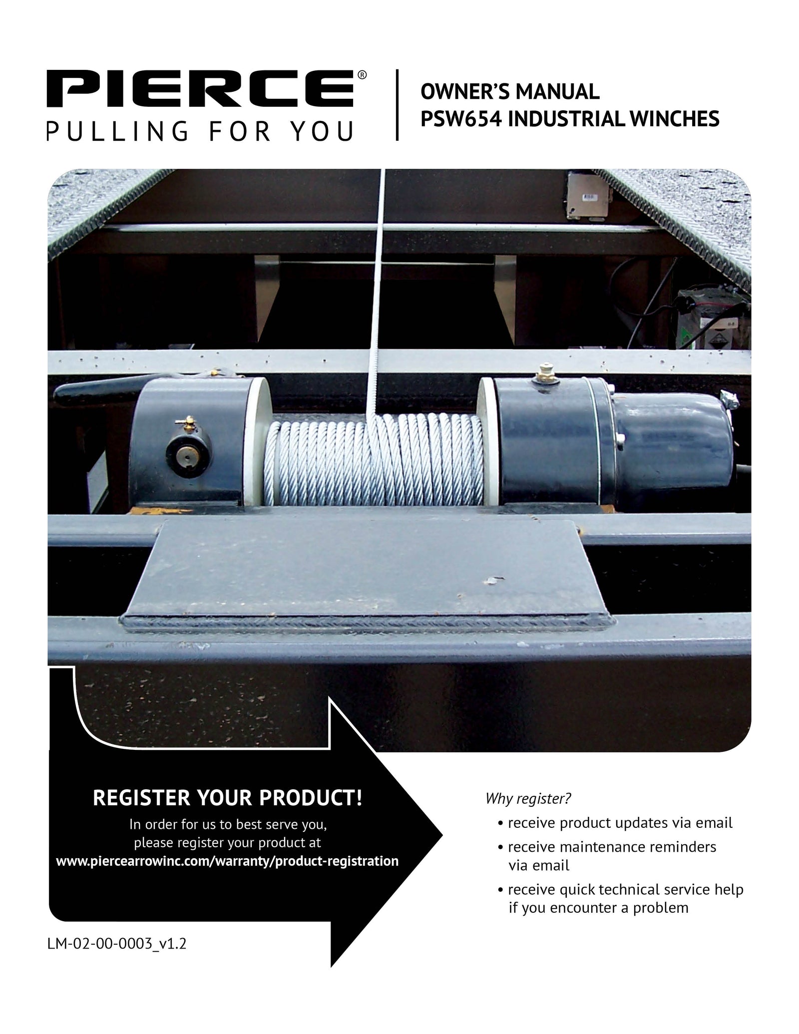 PSW654 Series Winch Manual - Page 1