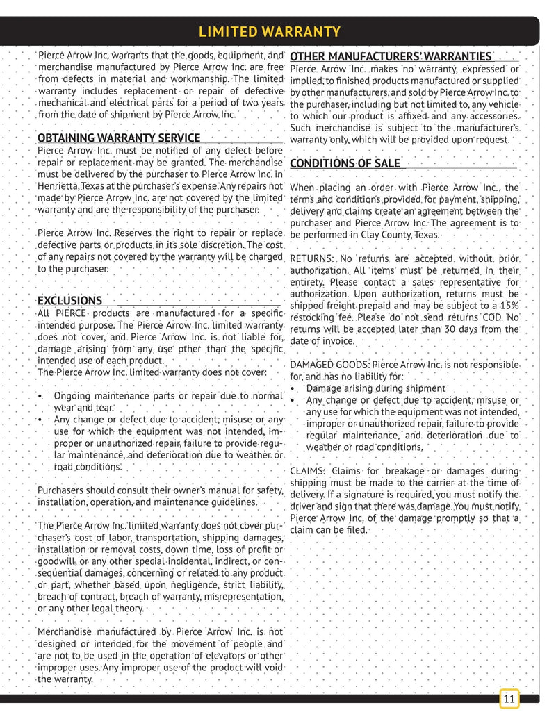 AHBR1 - Bale Unroller Manual — Page 11