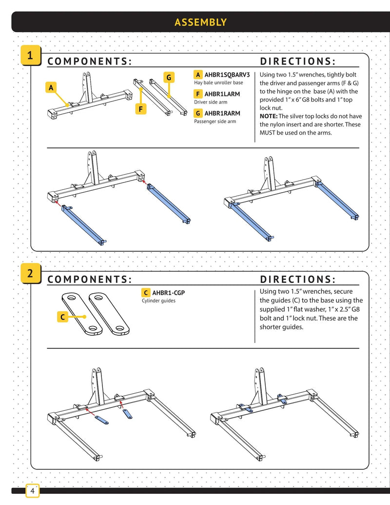 AHBR1 - Bale Unroller Manual — Page 4