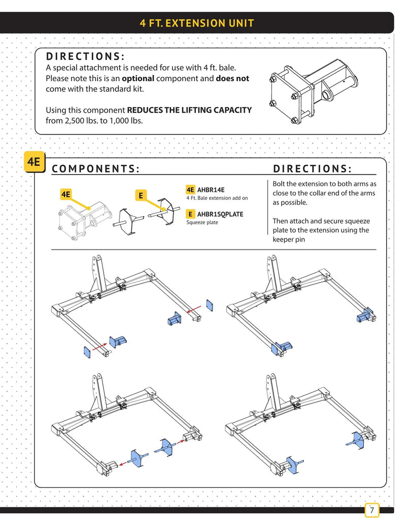 AHBR1 - Bale Unroller Manual — Page 7