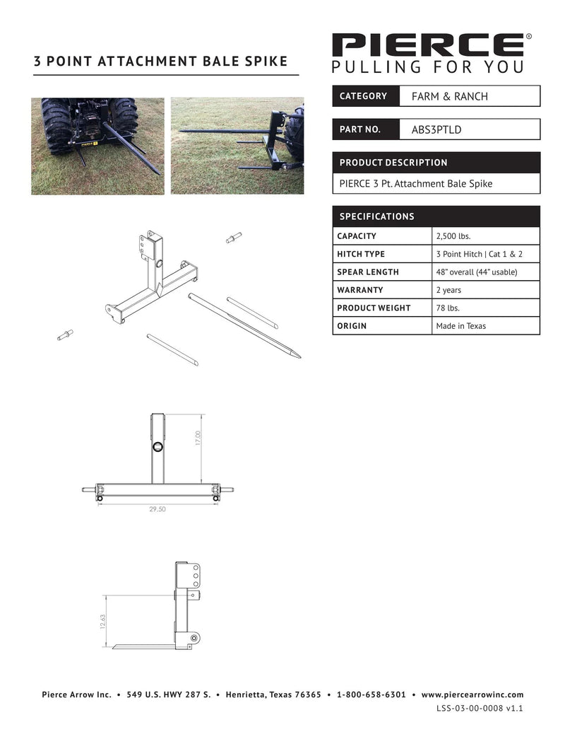 ABS3PTLD Spec Sheet — Page 1